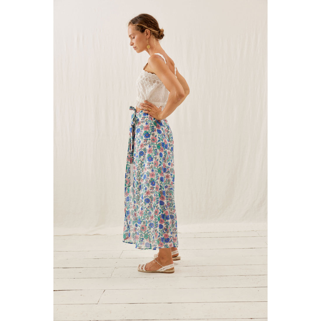 Louise Misha Blue Summer Meadow Lucia Skirt