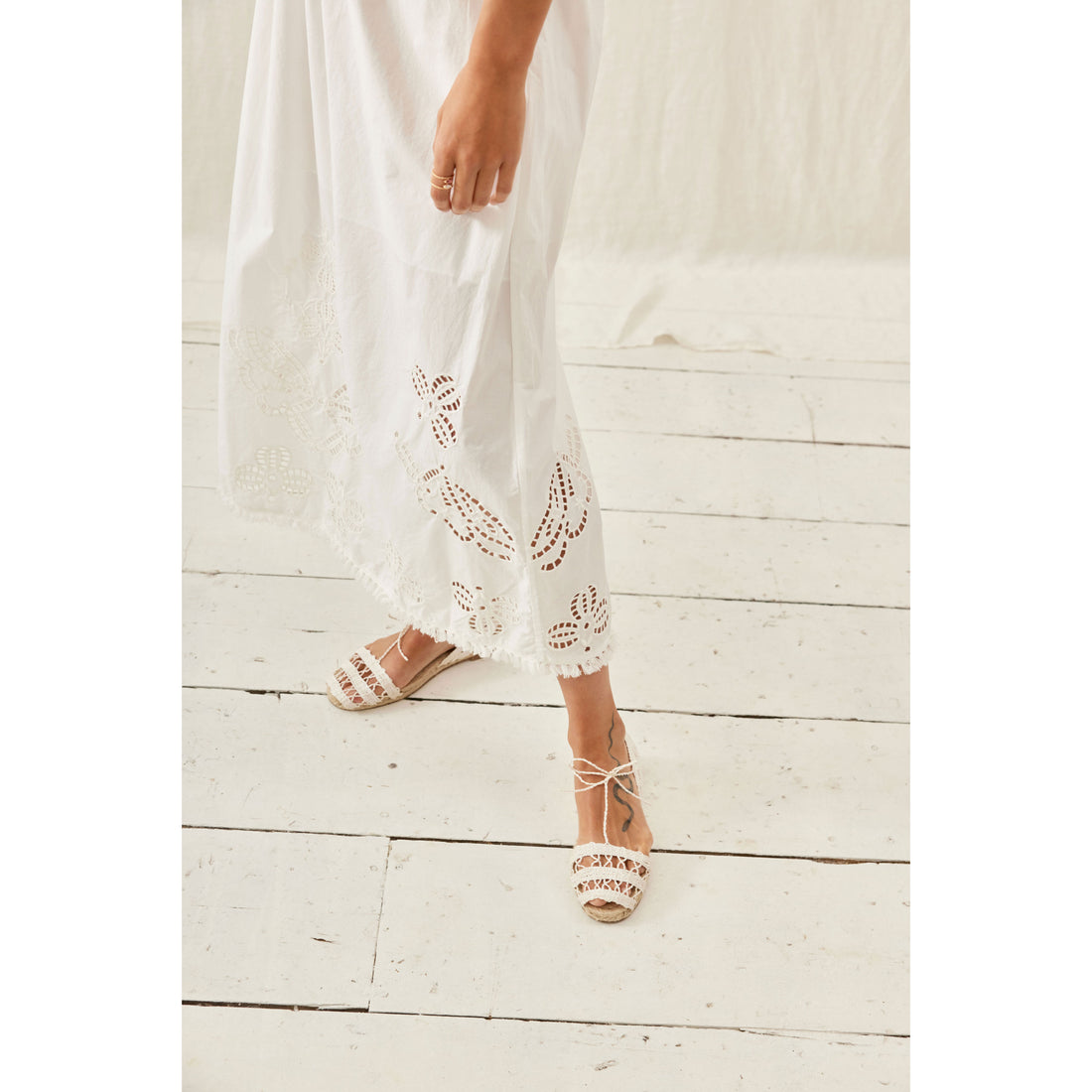 Louise Misha White Paola Skirt