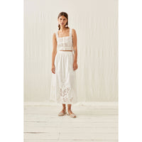 Louise Misha White Paola Skirt