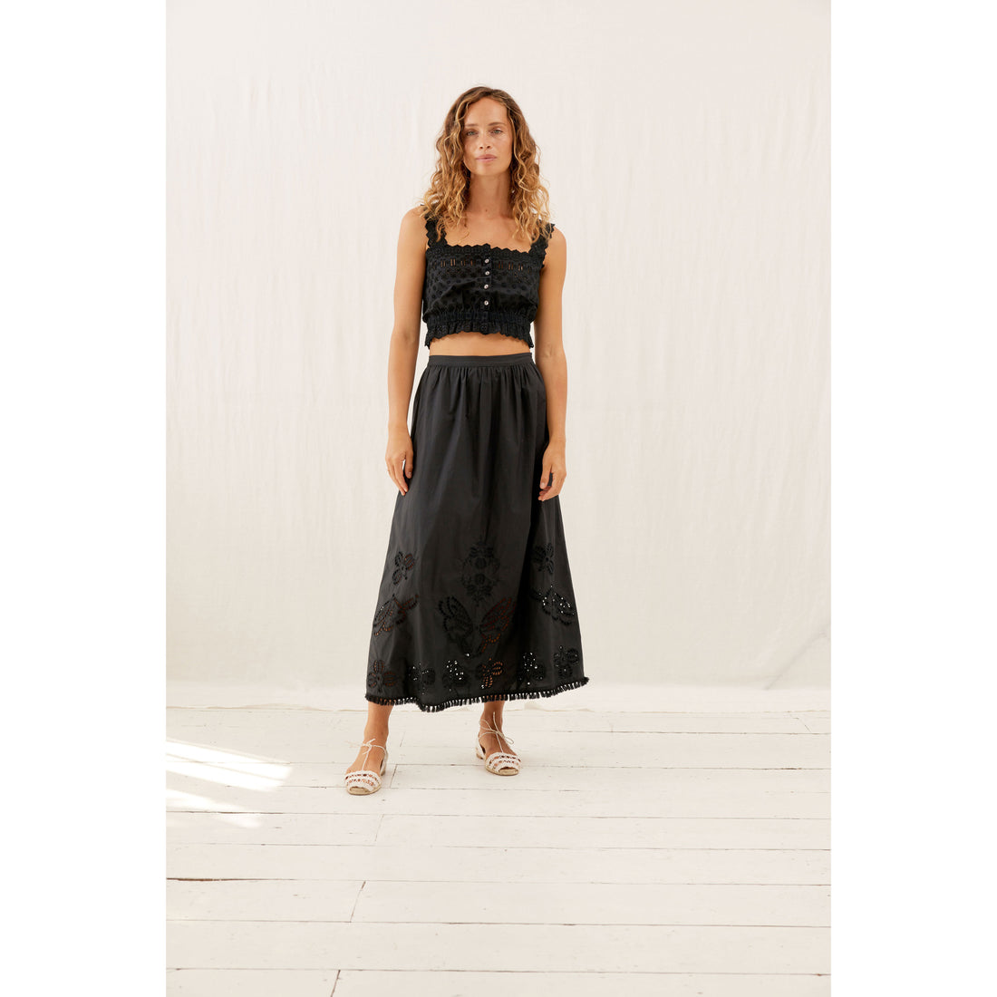 Louise Misha Black Paola Skirt