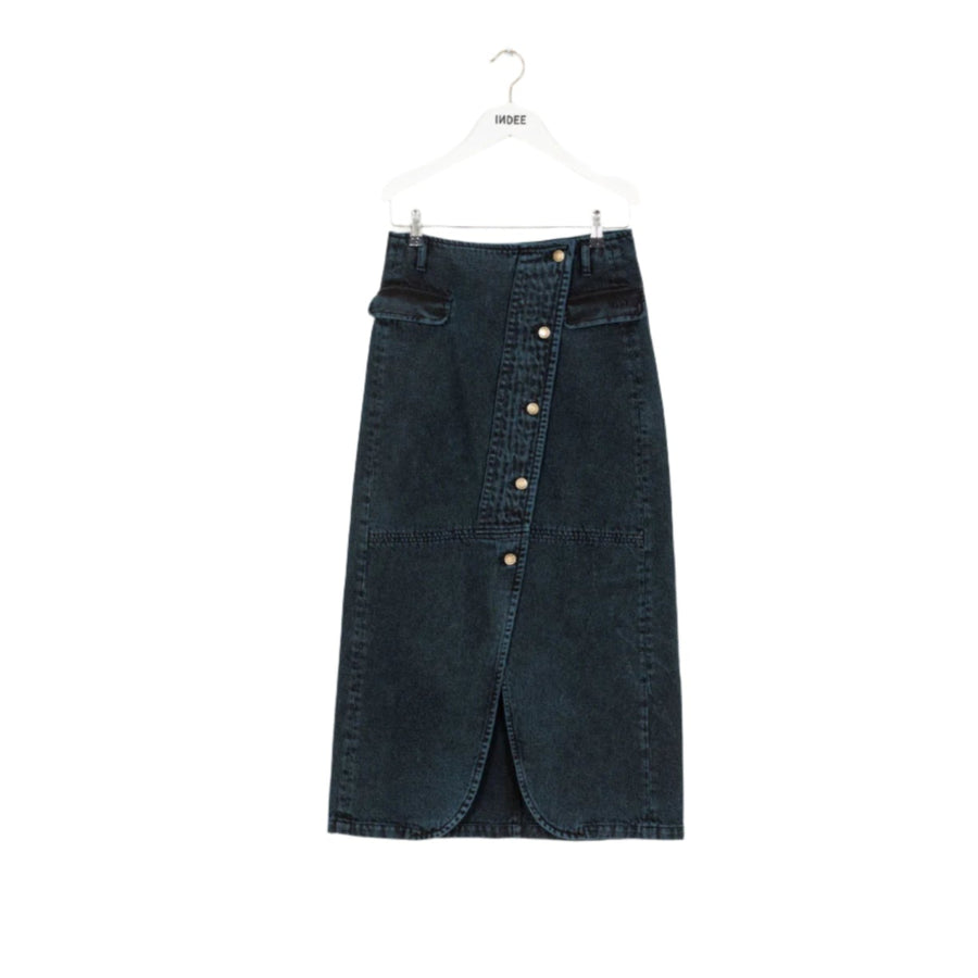 Indee Blue Black Trust Skirt