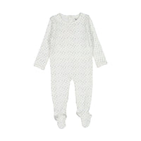 Ladida Layette Sky Tulips Footie