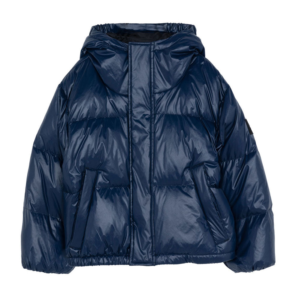 Finger in the Nose  Navy Snowfall Down Jacket