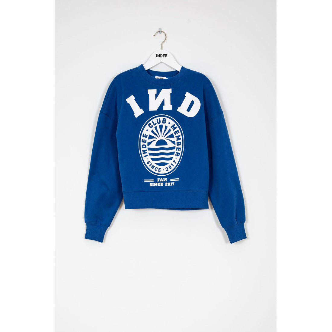 Indee Mykonos Blue College Sweater