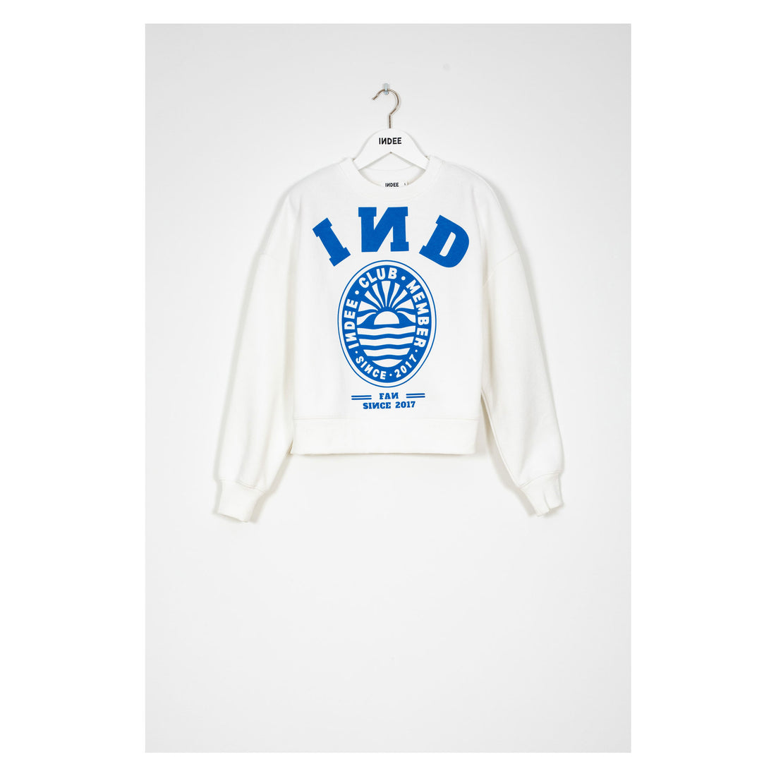 Indee Off White College Sweater