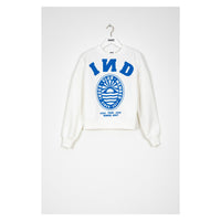 Indee Off White College Sweater