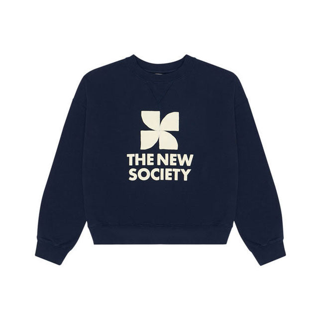 The New Society Midnight Navy Space Sweater