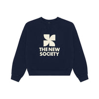 The New Society Midnight Navy Space Sweater