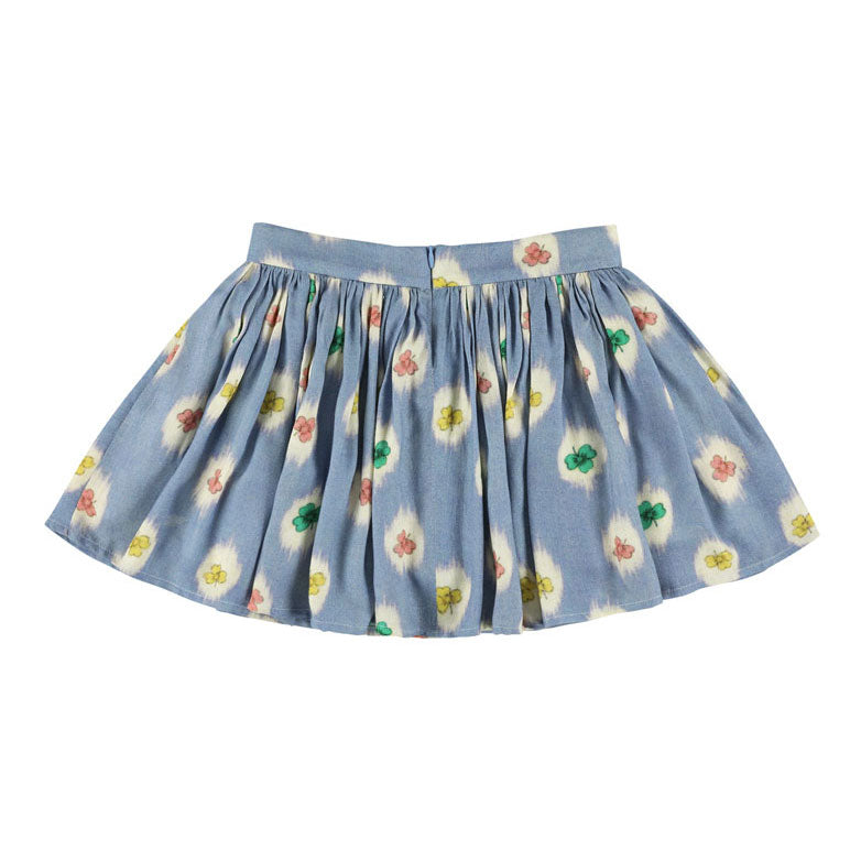 Morley Blue Clover Floral Skirt
