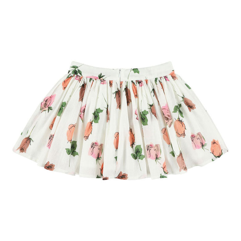 Morley White Long Sprint Skirt