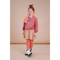 Sproet and Sprout Mauve Cherry Flower Sweatshirt