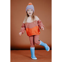 Sproet and Sprout Mauve Cherry Flower Tights