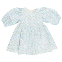 Pink Chicken Blue Tulips Brooke Dress