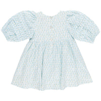Pink Chicken Blue Tulips Brooke Dress