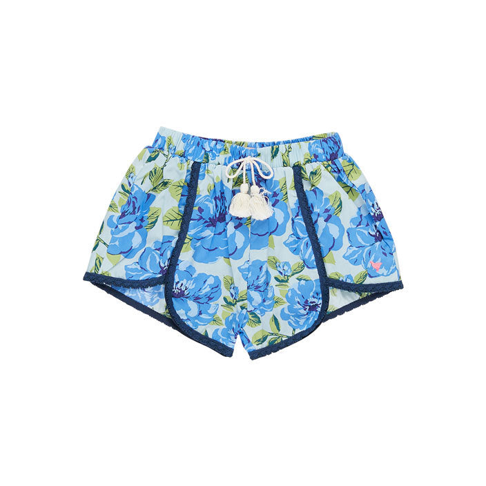 Pink Chicken Blue Peonies Millie Short