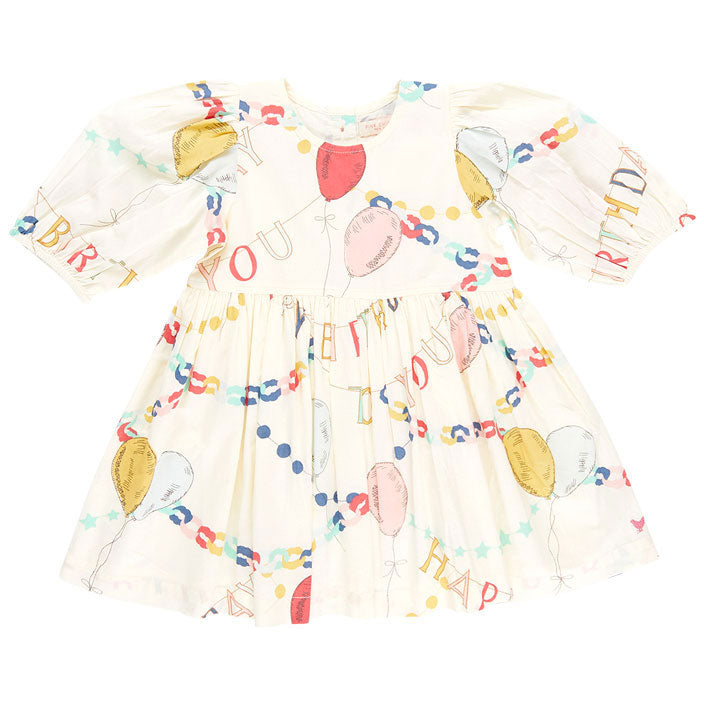 Pink Chicken Birthday Garland Brooke Dress