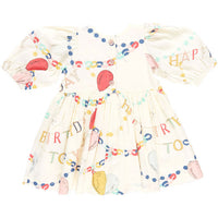 Pink Chicken Birthday Garland Brooke Dress