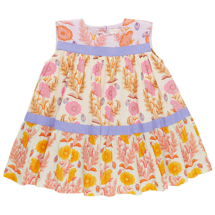 Pink Chicken Gilded Floral Mix Krista Dress