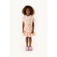 Tiny Cottons Pastel Pink Hearts Stars Skirt