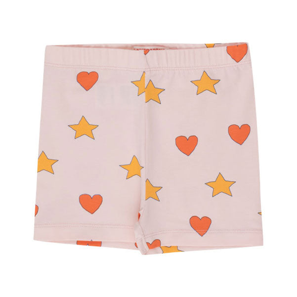 Tiny Cottons Pastel Pink Hearts Stars Short