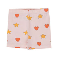 Tiny Cottons Pastel Pink Hearts Stars Short