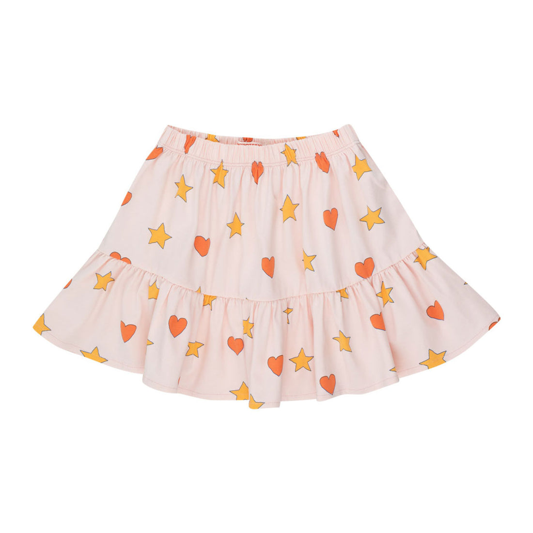 Tiny Cottons Pastel Pink Hearts Stars Skirt