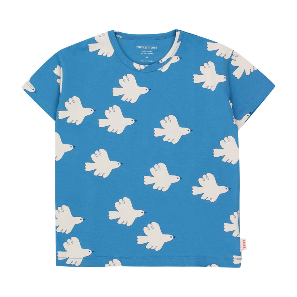 Tiny Cottons Blue Doves Tee