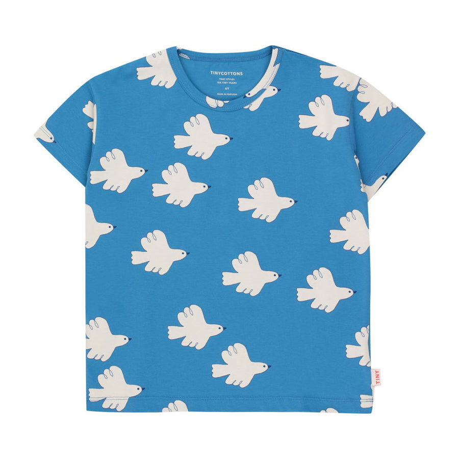 Tiny Cottons Blue Doves Tee
