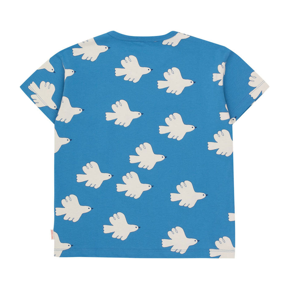 Tiny Cottons Blue Doves Tee