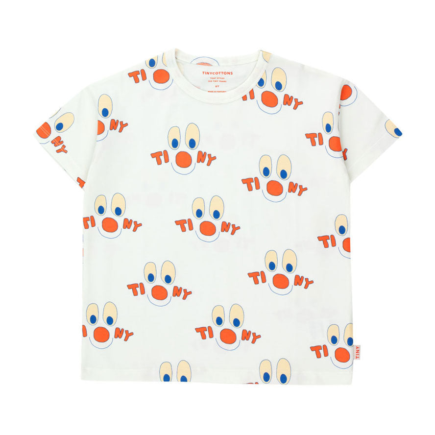 Tiny Cottons Off-White Clowns Tee