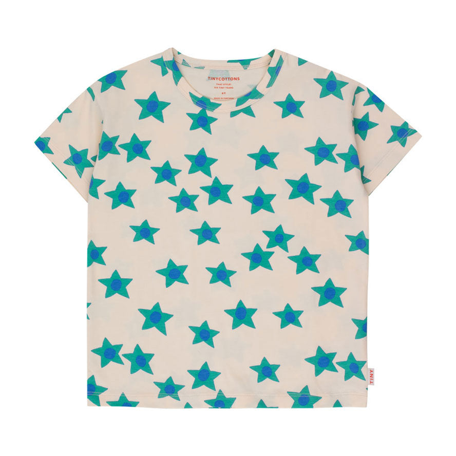 Tiny Cottons Light Cream Starflowers Tee