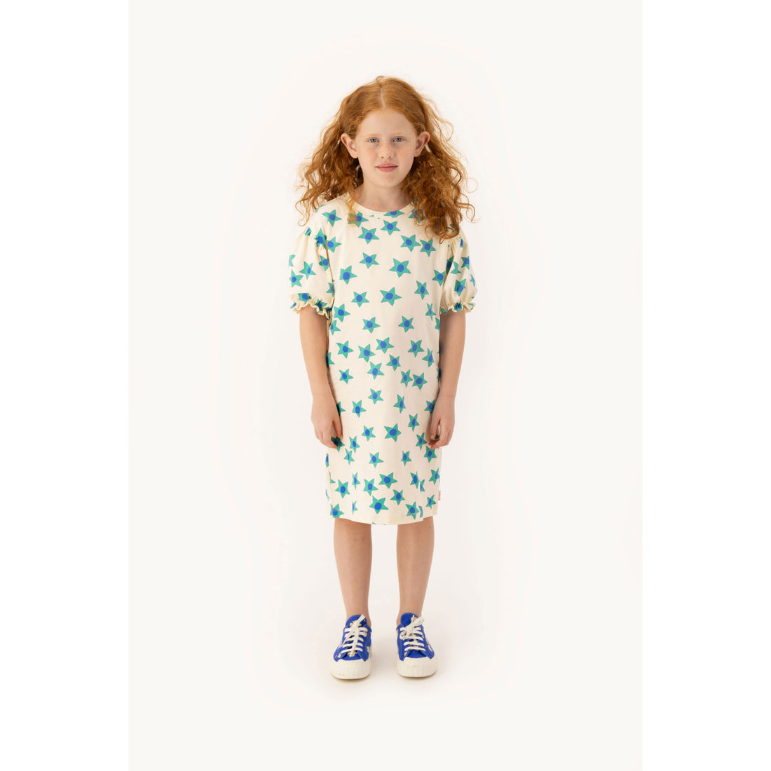 Tiny Cottons Light Cream Starflowers Dress
