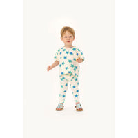 Tiny Cottons Light Cream Starflowers Baby Tee