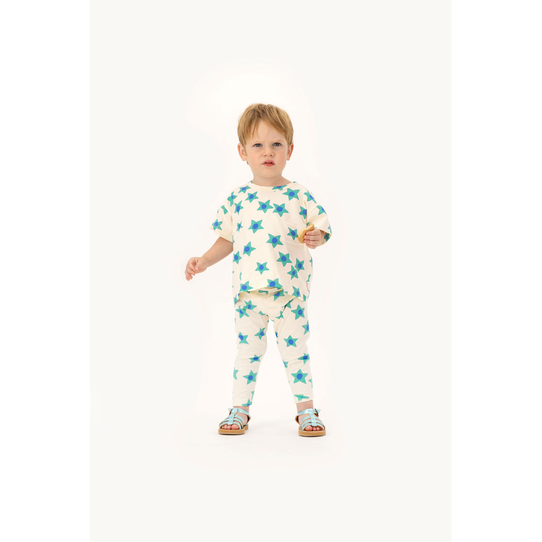 Tiny Cottons Light Cream Starflowers Baby Pant