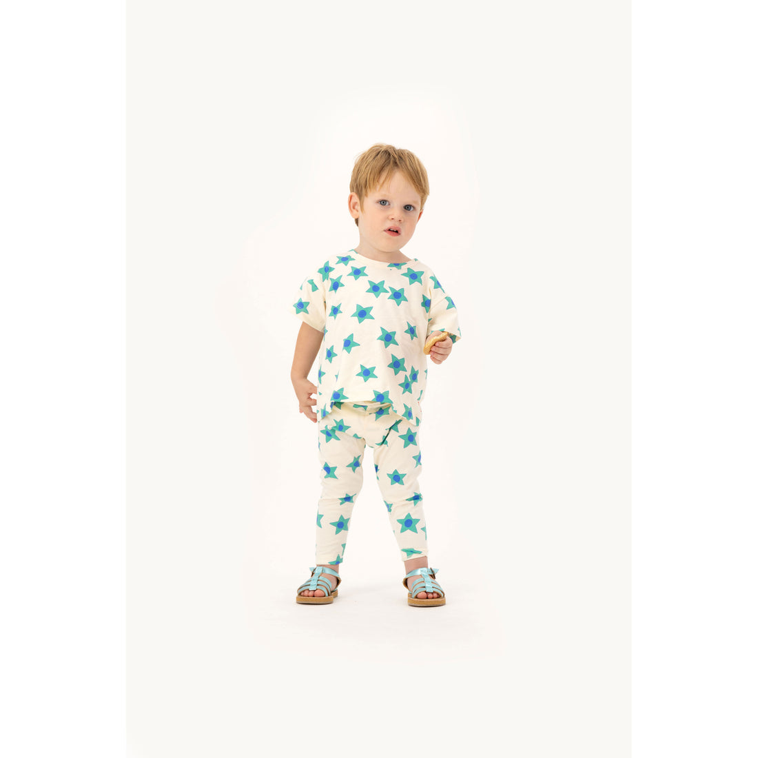 Tiny Cottons Light Cream Starflowers Baby Pant