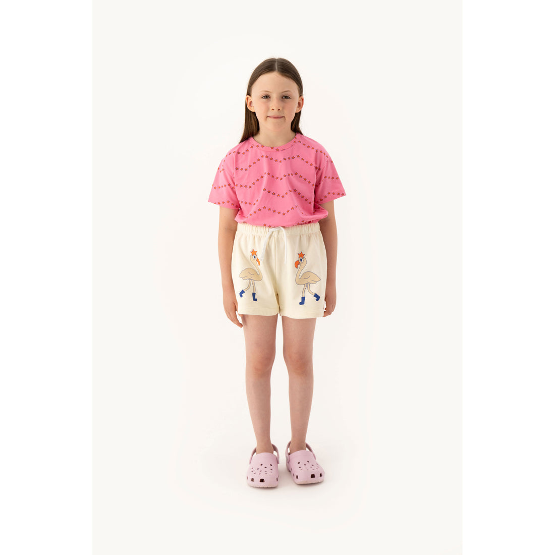 Tiny Cottons Dark Pink Zigzag Tee