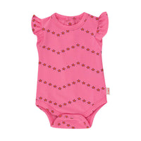 Tiny Cottons Dark Pink Zigzag Body