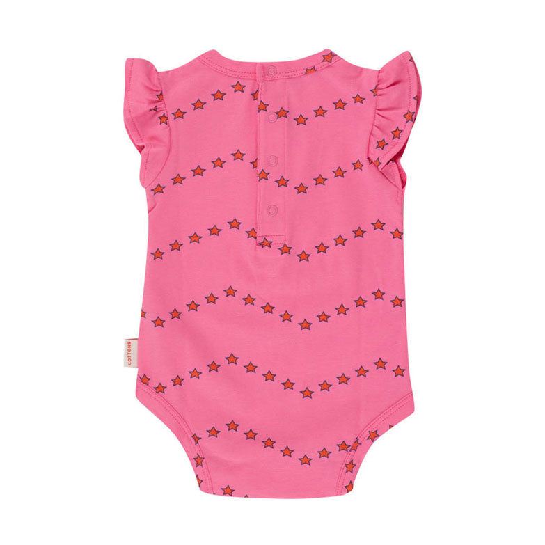 Tiny Cottons Dark Pink Zigzag Body