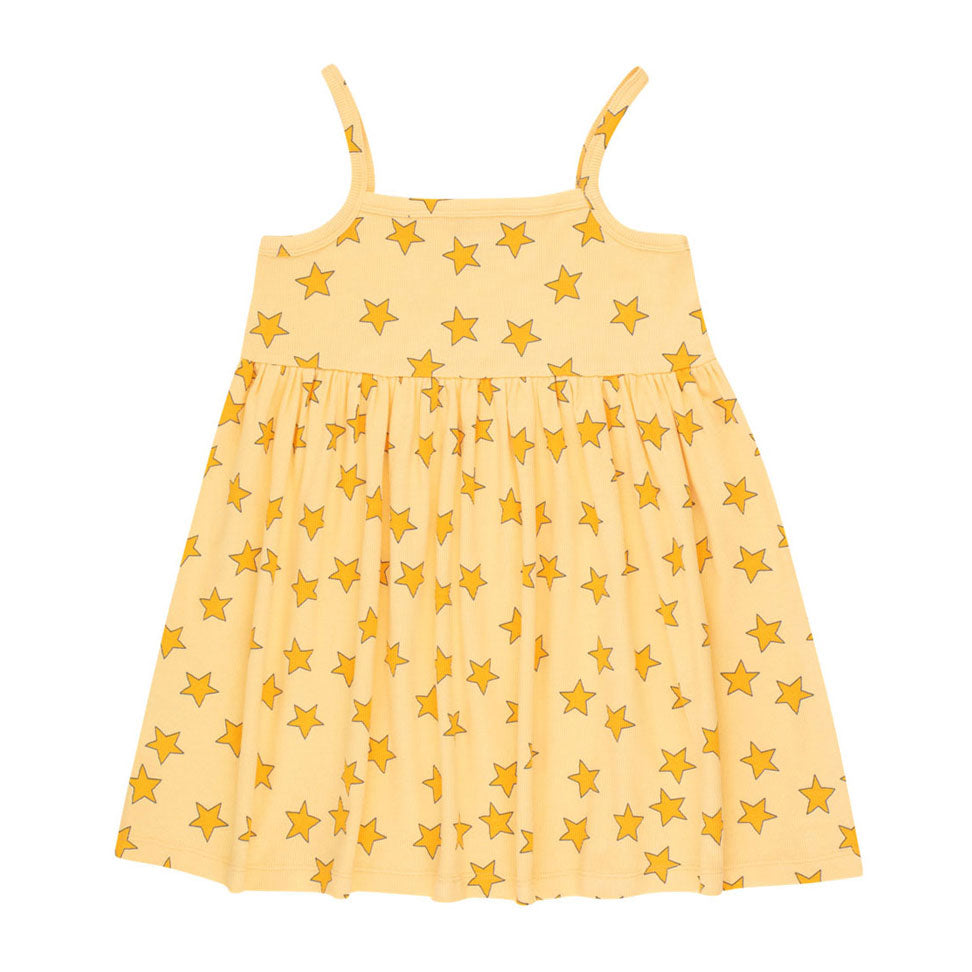 Tiny Cottons Mellow Yellow Stars Dress