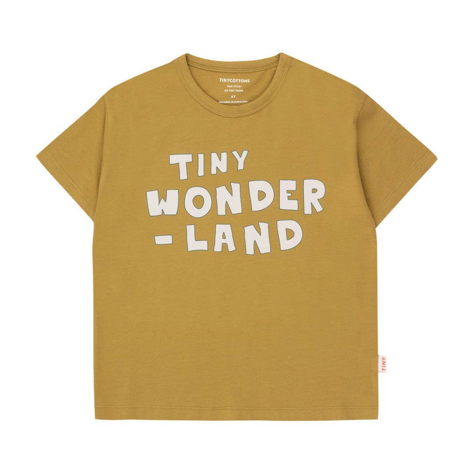 Tiny Cottons Green Ochre Tiny Wonderland Tee