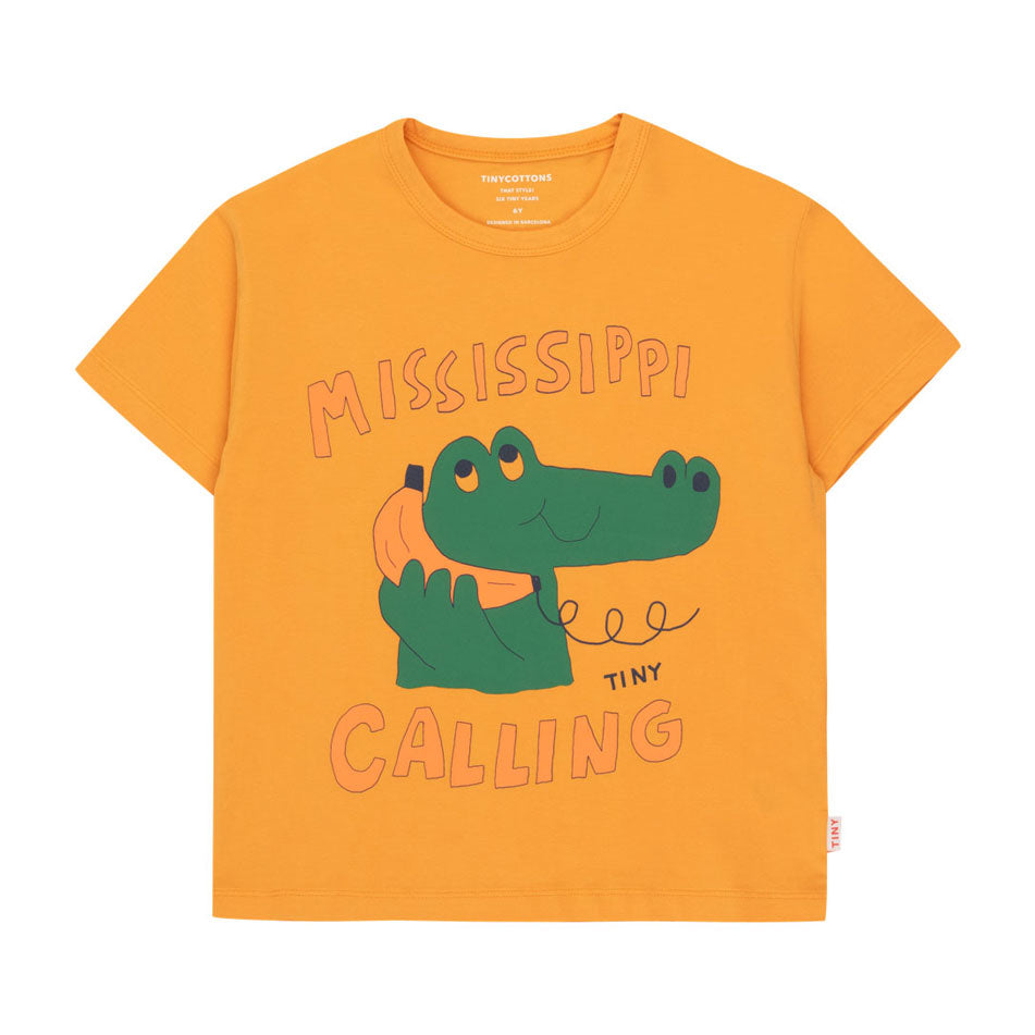 Tiny Cottons Orange Mississippi Tee