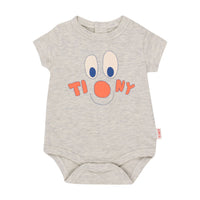 Tiny Cottons Medium Grey Heather Tiny Clown Body