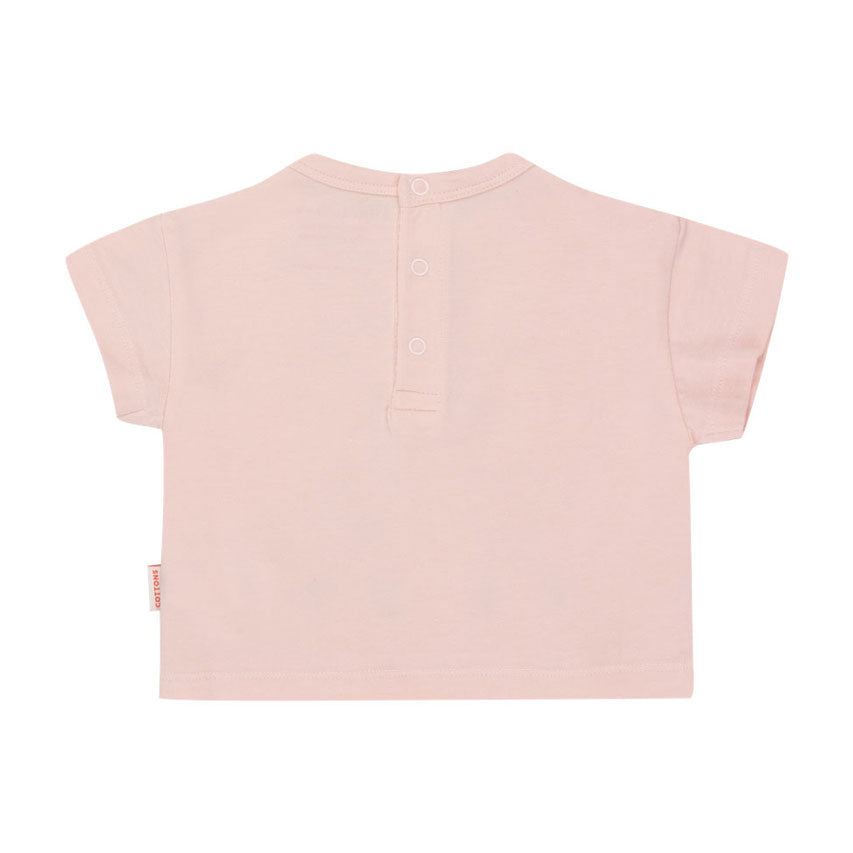 Tiny Cottons Pastel Pink Flamingos Baby Tee
