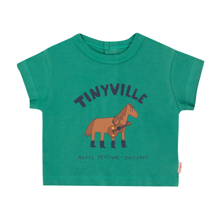 Tiny Cottons Emerald Festival Baby Tee