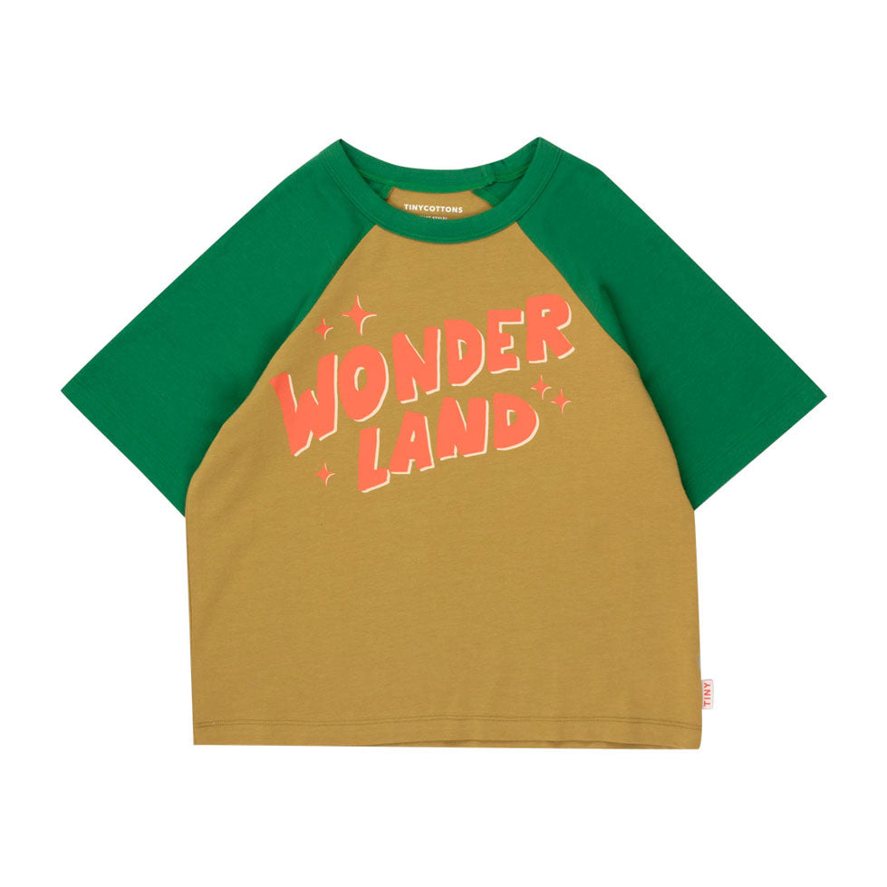 Tiny Cottons Green Ochre/Pine Green Wonderland Tee