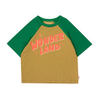 Tiny Cottons Green Ochre/Pine Green Wonderland Tee