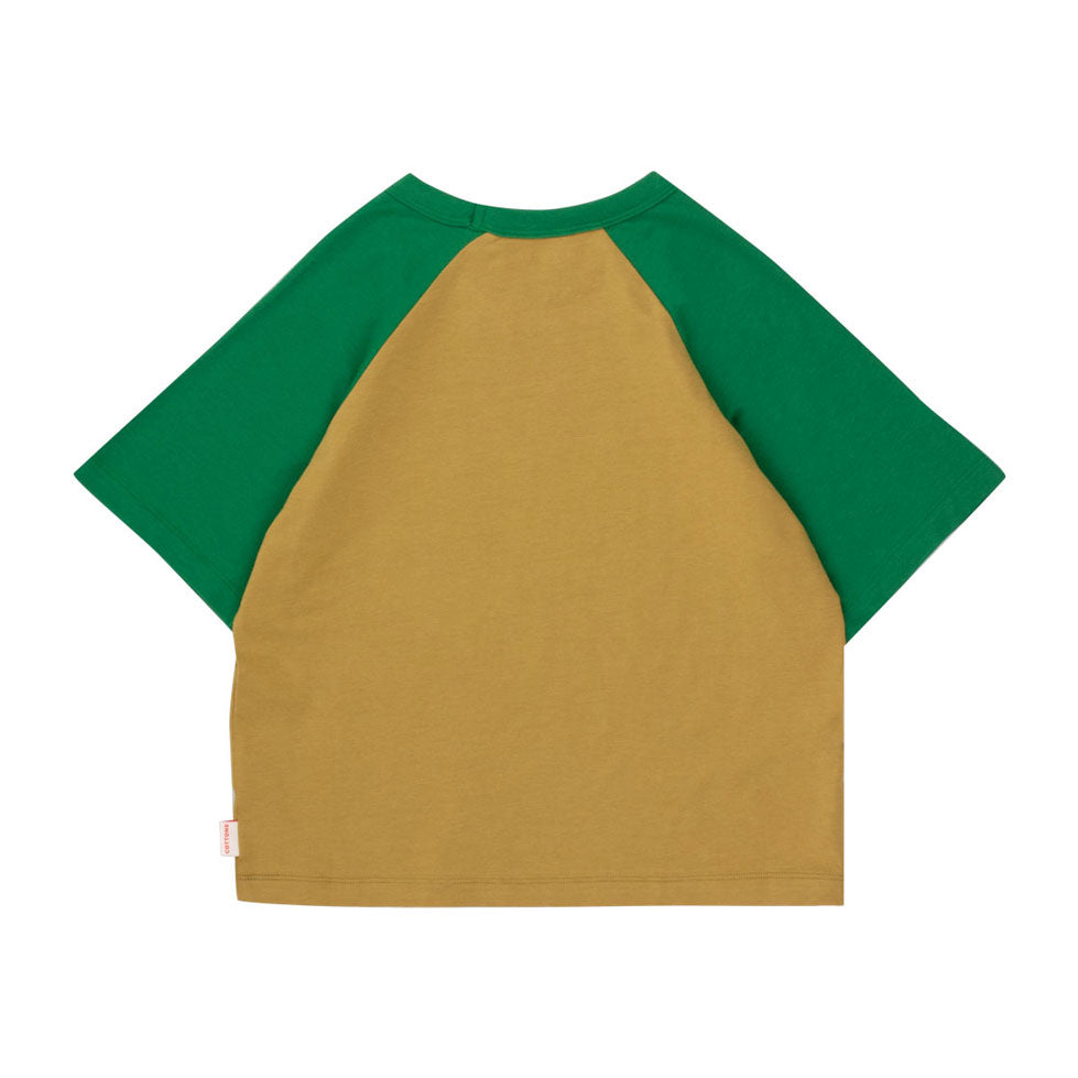 Tiny Cottons Green Ochre/Pine Green Wonderland Tee