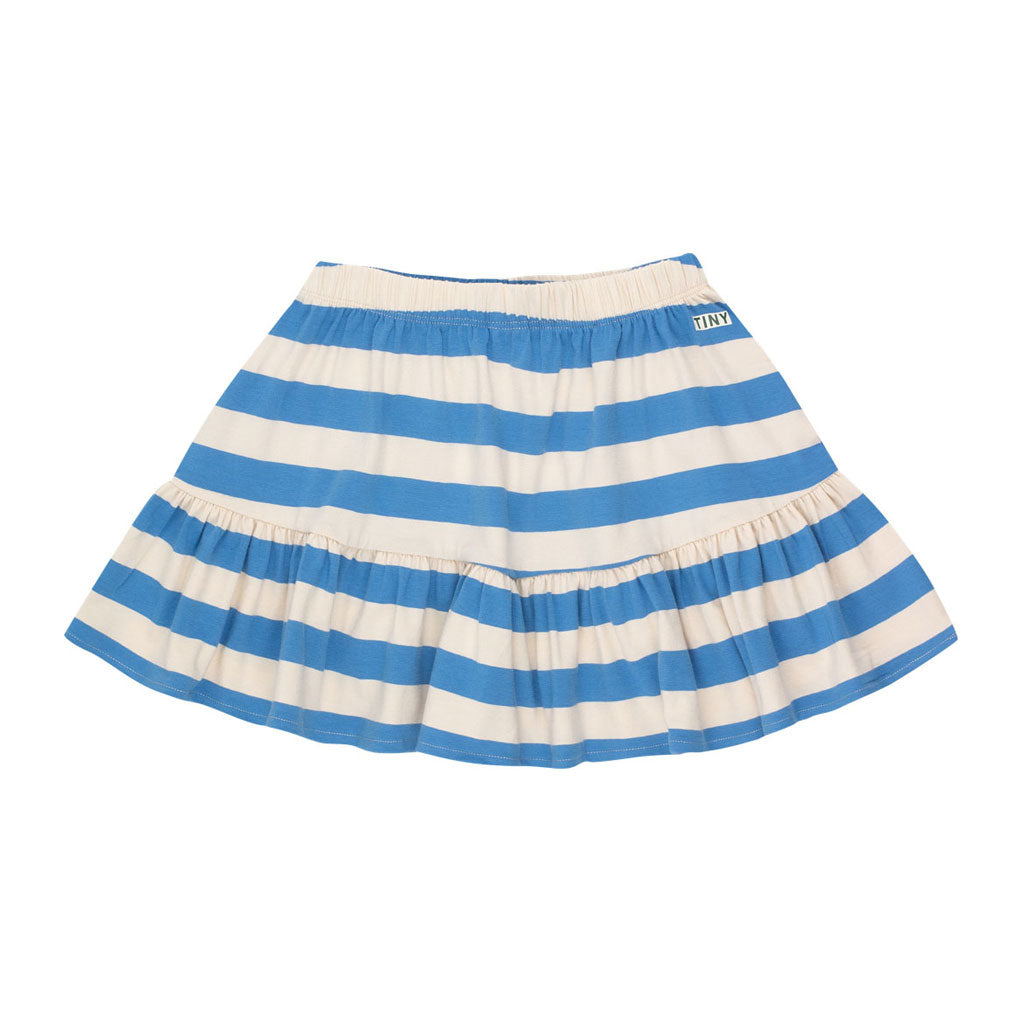 Tiny Cottons Light Cream/Azure Stripes Skirt