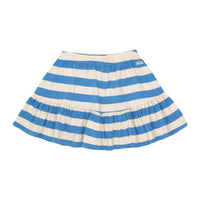 Tiny Cottons Light Cream/Azure Stripes Skirt