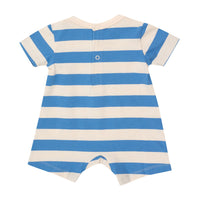 Tiny Cottons Light Cream/Azure Stripes One-Piece